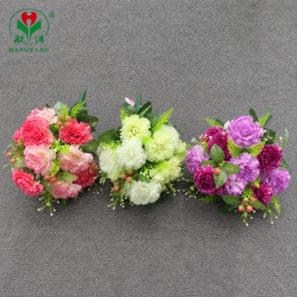 Artificial Carnation Bouquet